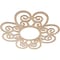 Ekena Millwork Cohen Wood Fretwork Pierced Ceiling Medallion, Alder, 36"OD x 12 1/4"ID x 1/4"T CMWP36X36X0250COAL - alternate 2